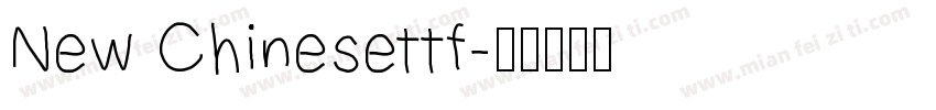 New Chinesettf字体转换